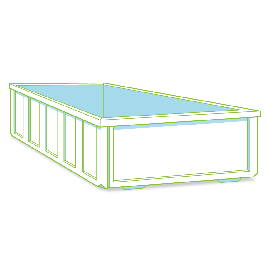 10 yard roll-off dumpster